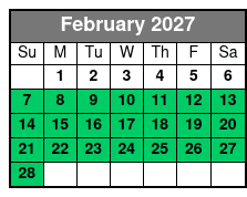 Panama City Scuba Diving Activity for Beginners February Schedule