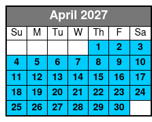 Panama City Scuba Diving Activity for Beginners April Schedule