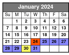 Canyons and Cowboys from Sedona January Schedule