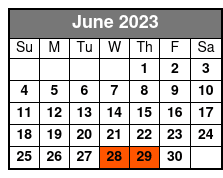 10:30 June Schedule