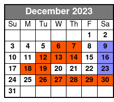 10:30 December Schedule