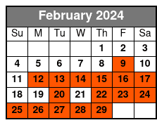 Diamondback Gulch Jeep Tour February Schedule