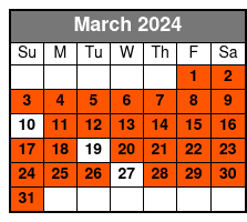 Diamondback Gulch Jeep Tour March Schedule