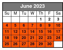 Bell Rock Journey & Meditation 2hr June Schedule