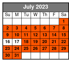 Bell Rock Journey & Meditation 2hr July Schedule