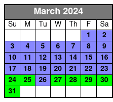 Sedona Vortex Experience March Schedule