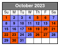 Sedona Canyon Jeep Tour October Schedule