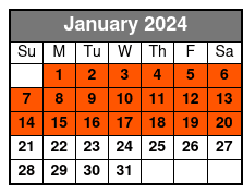 Sedona Canyon Jeep Tour January Schedule