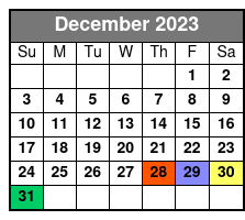 Rim Run Supreme Jeep Tour December Schedule