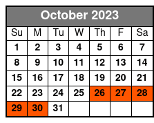 Sedona Chakra Vortex Tour October Schedule