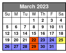 Mild and Wild Four Hour Rzr Ride March Schedule