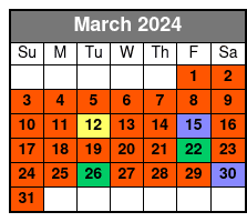 Mild and Wild Four Hour RZR Ride March Schedule