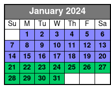 Half-Day Rental January Schedule
