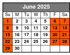 2 Day Snowshoe Rental June Schedule