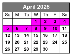 Clear Kayak Paddle Tour at Sand Harbor April Schedule