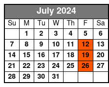 Firdays July Schedule