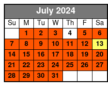 Weekends July Schedule