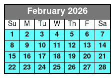 Clear Kayak Paddle Tour at Sand Harbor February Schedule