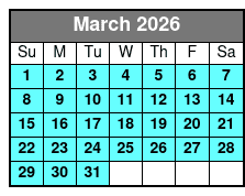 Clear Kayak Paddle Tour at Sand Harbor March Schedule