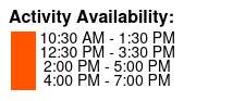 South Lake Tahoe 3 hour Kayak Rental Color Key