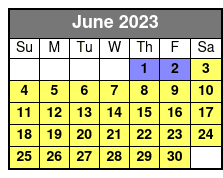 Lake Tahoe Emerald Bay Sightseeing Cruise Aboard the Bleu Wave June Schedule