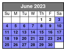 Lake Tahoe Emerald Bay Happy Hour Cruise Aboard the Bleu Wave June Schedule