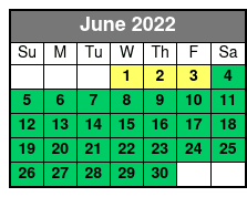 Lake Tahoe Emerald Bay Sunset Cruise Aboard the Bleu Wave June Schedule