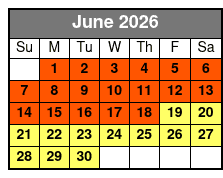 Lake Tahoe Emerald Bay Sightseeing Cruise Aboard the Bleu Wave June Schedule