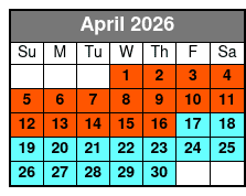 Lake Tahoe Emerald Bay Sunset  Cruise Aboard the Bleu Wave April Schedule