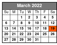Sunset Snowshoe Adventure March Schedule