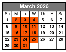 Ski Bike Rental in South Lake Tahoe March Schedule