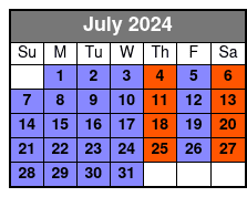 The Rio Grande Adventurer July Schedule