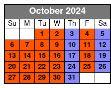 The Rio Grande Adventurer October Schedule