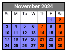 The Rio Grande Adventurer November Schedule