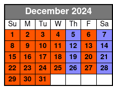 The Rio Grande Adventurer December Schedule