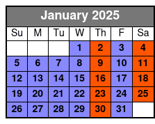 The Rio Grande Adventurer January Schedule