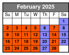 The Rio Grande Adventurer February Schedule