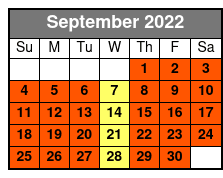 South Padre Island Jet Ski Experience September Schedule