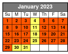 South Padre Island Jet Ski Experience January Schedule