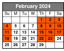 Canaveral National Seashore Wildlife Excursion February Schedule