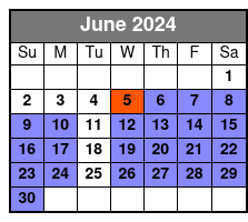Sunset Dolphin Cruise June Schedule