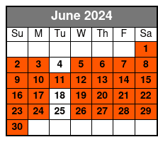 Hilton Head Island Sunset Dolphin Tour June Schedule