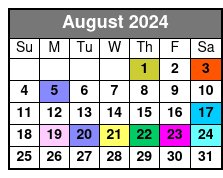 Mini Boat for 2 August Schedule