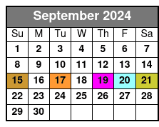 Mini Boat for 2 September Schedule