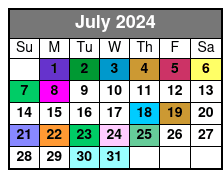 Mini Boat for 4 July Schedule