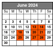 Sunset Celebration Dolphin Cruise June Schedule