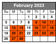 Hilton Head Island Kayaking Tour: Kayaking Tour 09:30 February Schedule