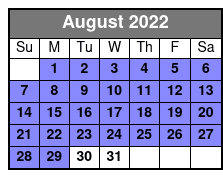 Black Sparrow Pirate Ship Adventure in Hilton Head August Schedule