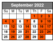 Hilton Head Island Jet Ski Tour: Jet Ski Tour for One 10:00 September Schedule