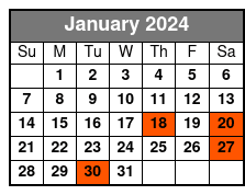 America's Cup Sail January Schedule
